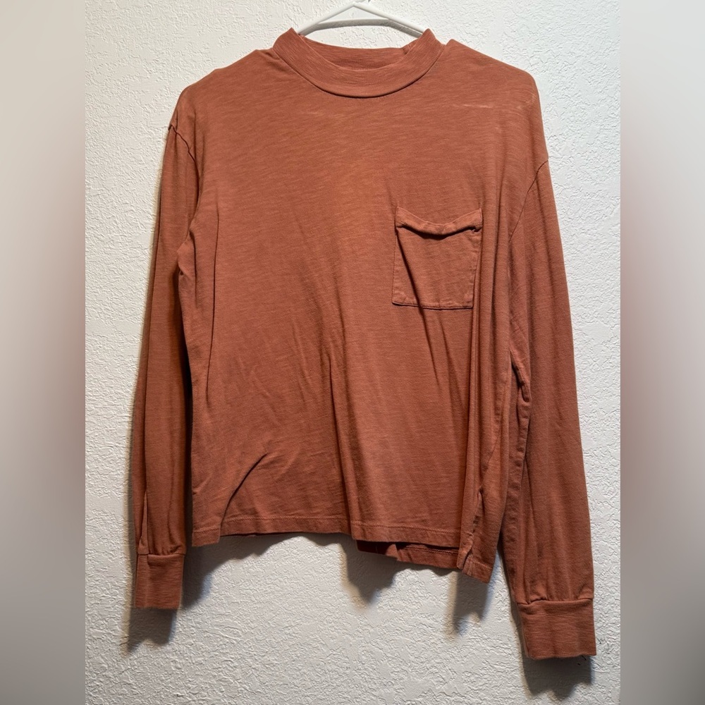 Long Sleeve Burnt Orange Shirt